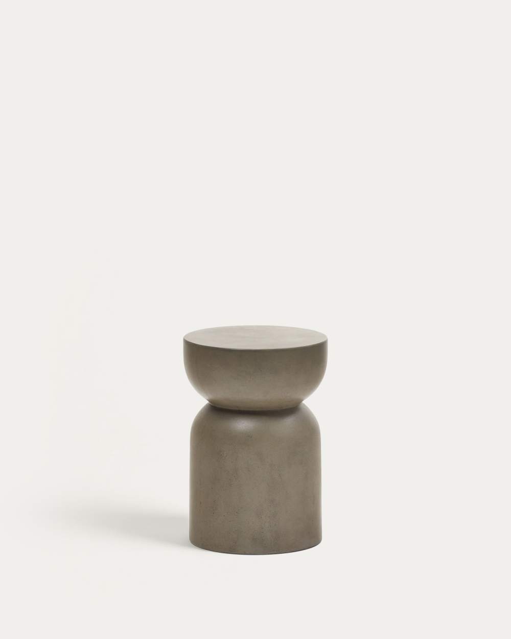 Table d'appoint ronde Garbet en ciment Ø 32 cm