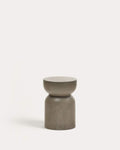 Table d'appoint ronde Garbet en ciment Ø 32 cm