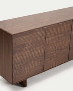 Buffet Norlen 4 portes et 2 tiroirs en placage de noyer FSC Mix Credit 194,5 x 78 cm - view 3