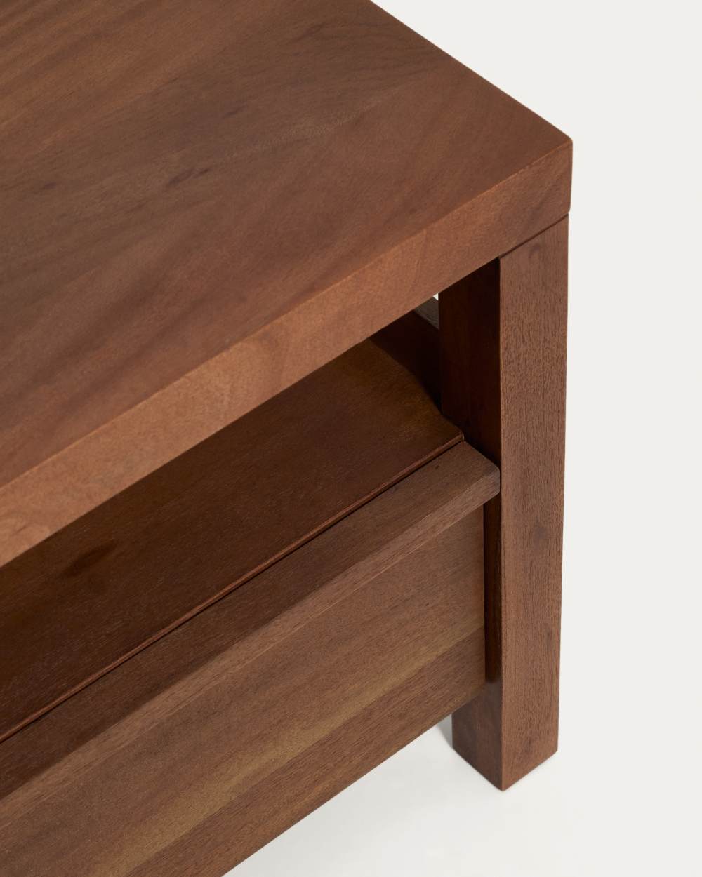 Meuble TV Norani en bois et placage d’acacia 200 x 50 cm - view 5