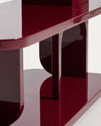 Étagère Aduma MDF laqué grenat avec finition brillante FSC 100 % 100 x 65 cm - view 5
