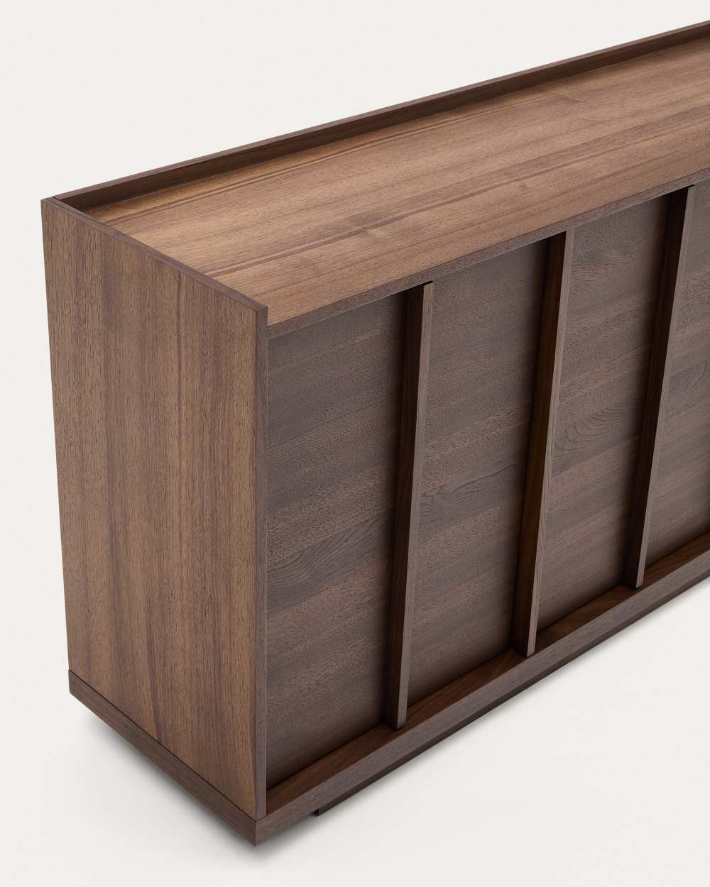 Buffet Onix en placage de noyer finition foncée 200 x 80 cm FSC Mix Credit - view 3