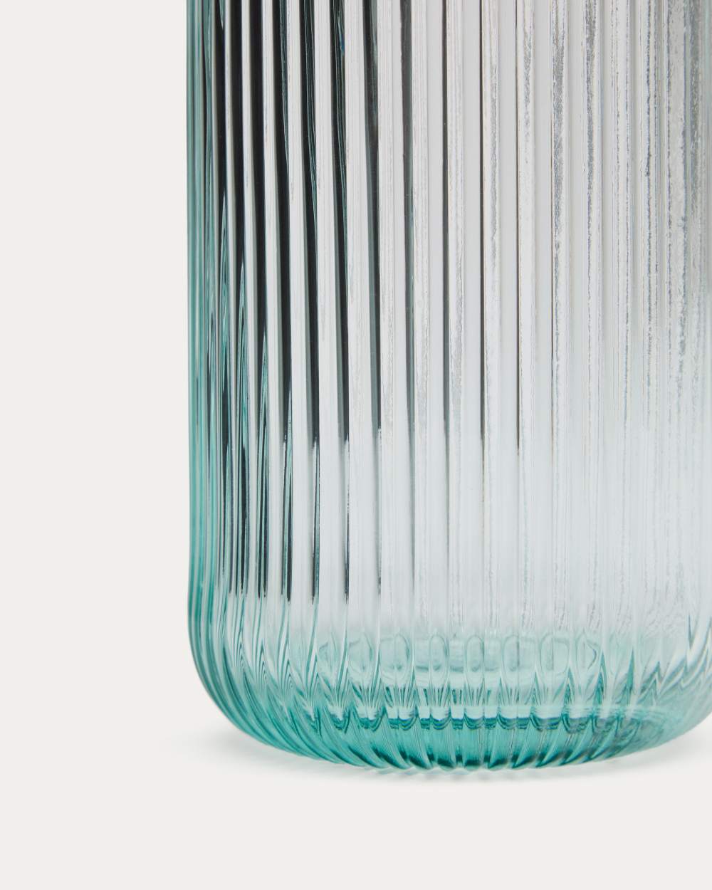 Pichet Milma en verre recyclé transparent - view 4