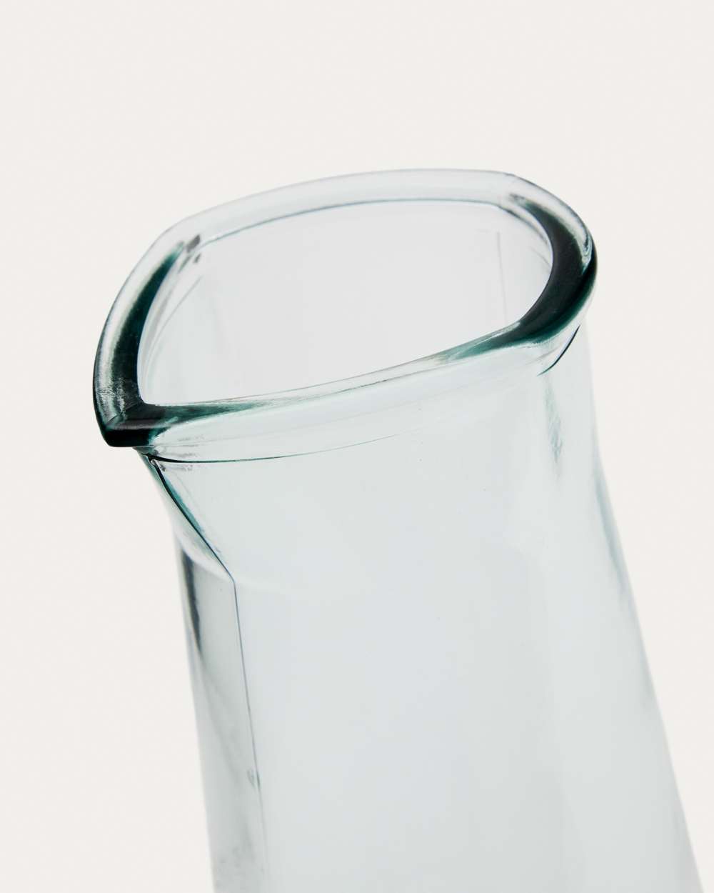 Pichet Izai en verre recyclé transparent - view 3