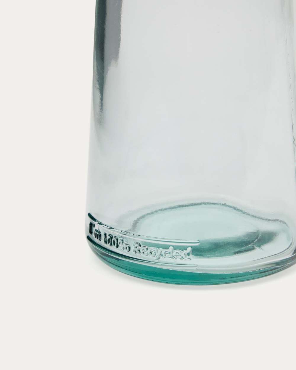 Pichet Izai en verre recyclé transparent - view 5