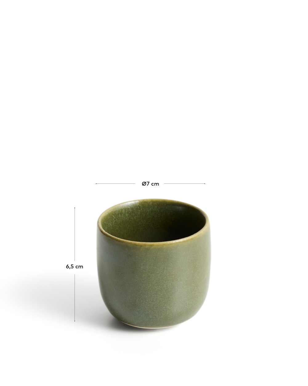 Tasse Uilo en céramique verte - view 6