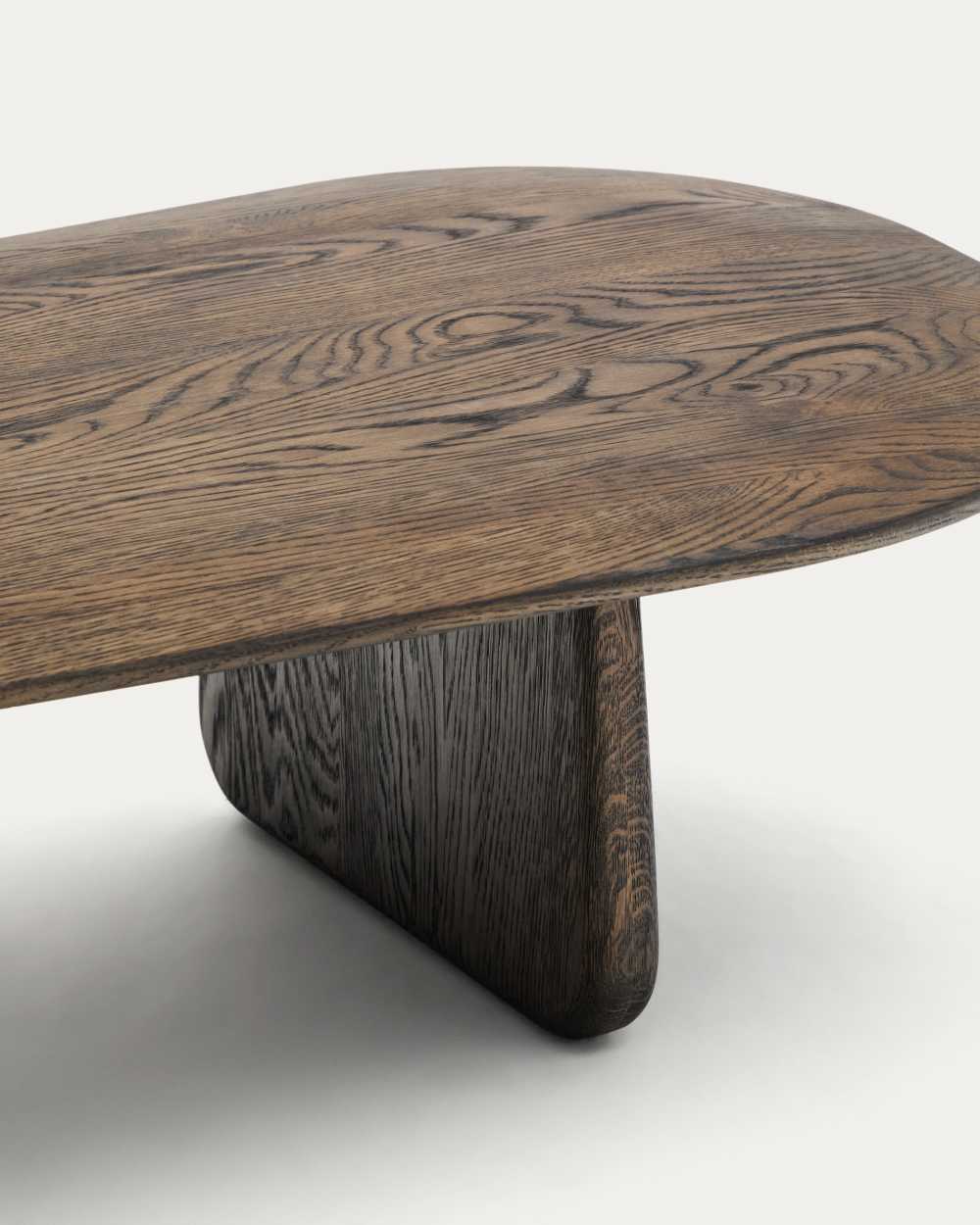 Table basse Pirita en bois de chêne finition foncée 147 x 65 cm FSC 100 % - view 3