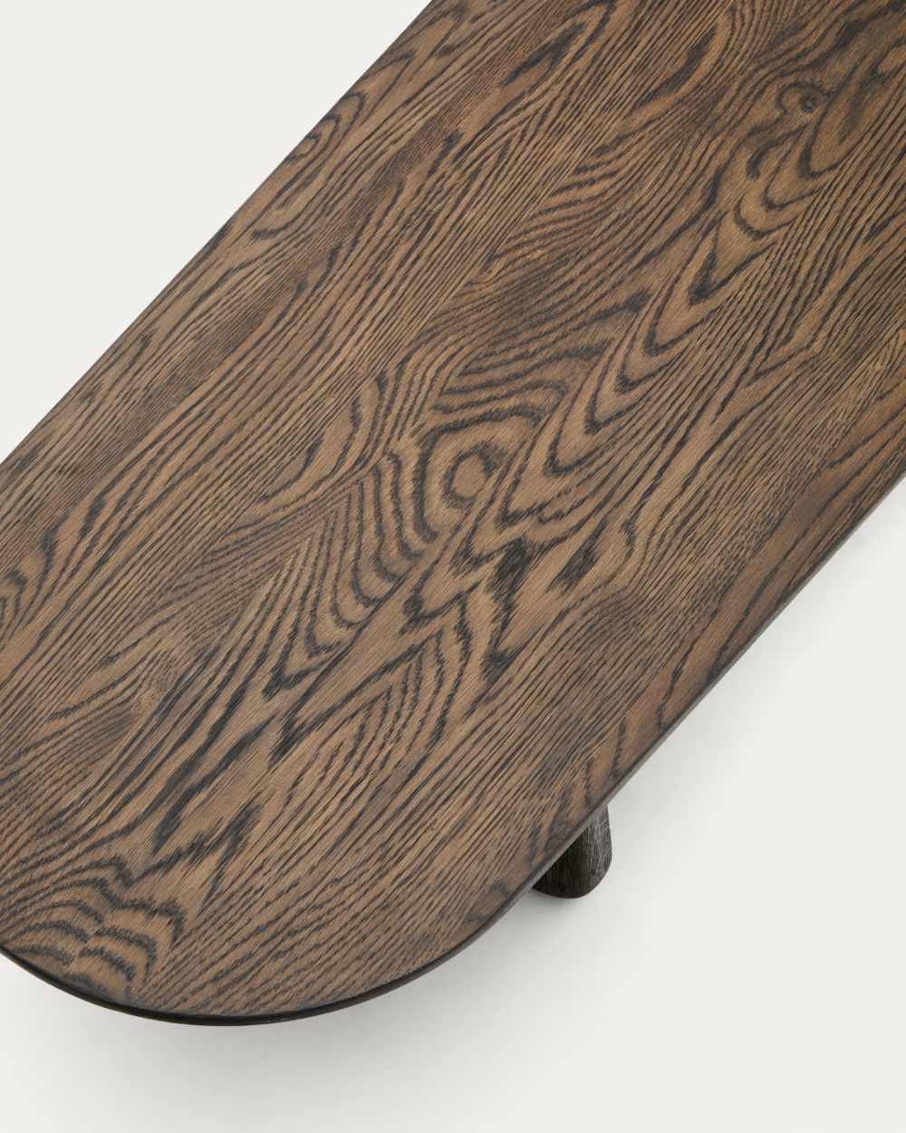 Table basse Pirita en bois de chêne finition foncée 147 x 65 cm FSC 100 % - view 5