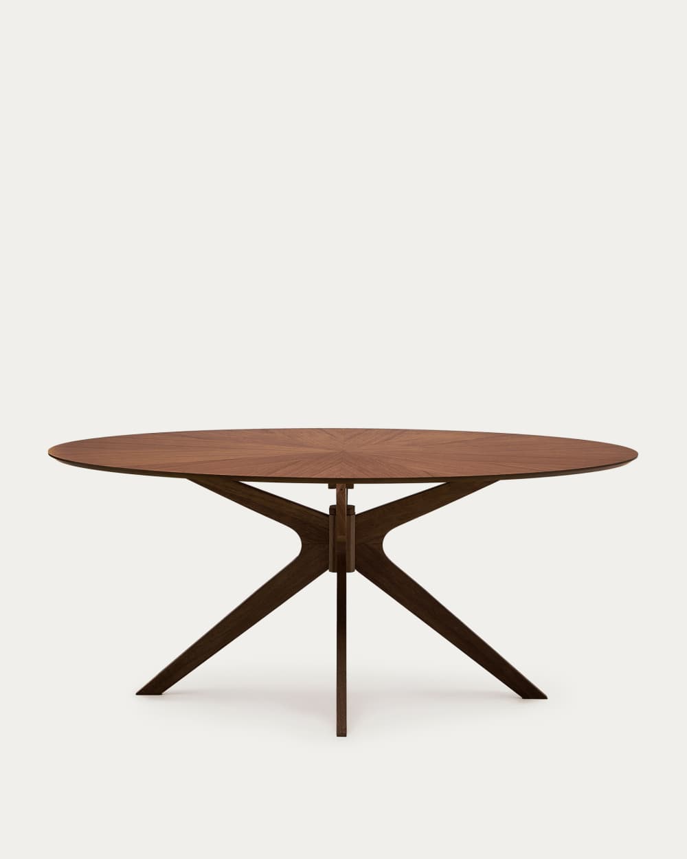 Table Naanim en placage de noyer 180 x 110 cm