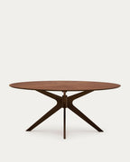 Table Naanim en placage de noyer 180 x 110 cm