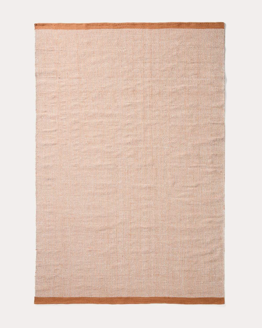 Tapis Tinei 100 % PET rayures orange 200 x 300 cm