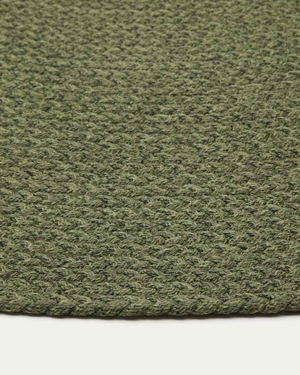 Tapis Despas en fibres synthétiques vert Ø150 cm - view 5
