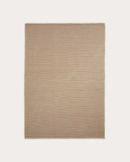 Tapis Ardelia en fibres synthétiques beige 160 x 230 cm