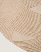 Tapis Domm en laine beige 160 x 230 cm - view 3