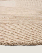 Tapis Domm en laine beige 160 x 230 cm - view 5