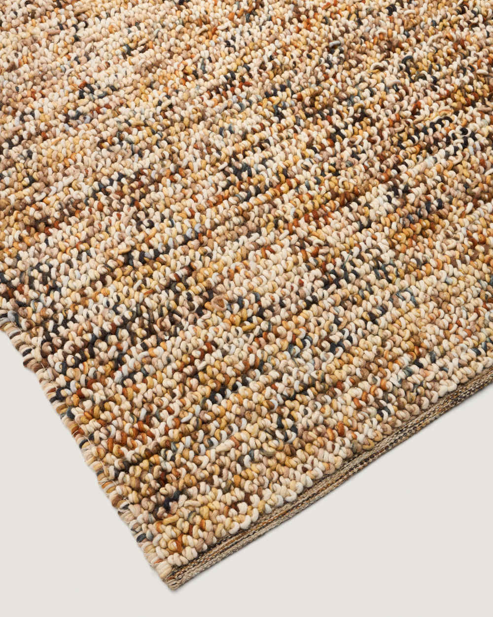 Tapis Elanis en laine bouclette multicolore 160 x 230 cm - view 3