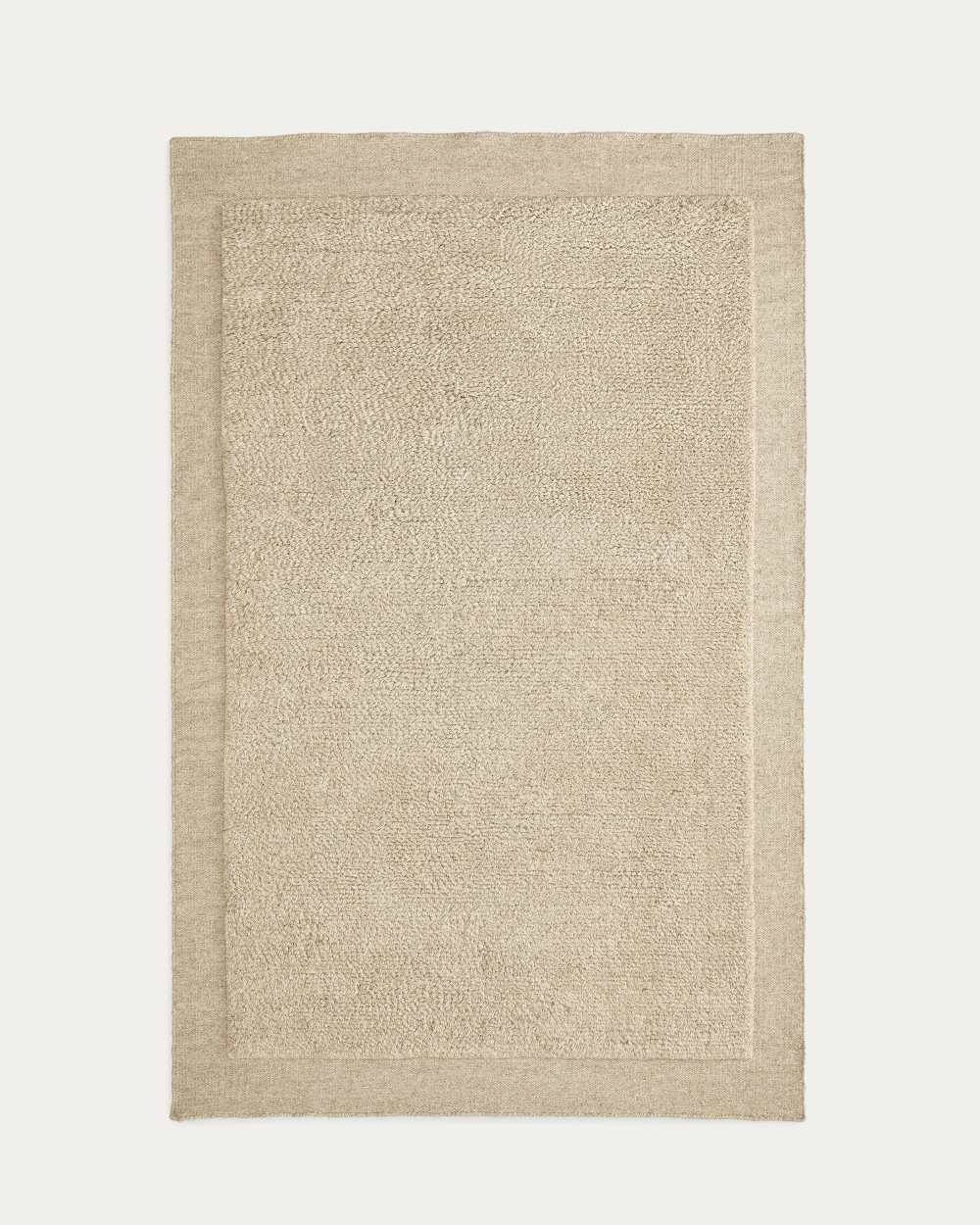 Tapis Marely en laine blanc 200 x 300 cm - view 6