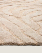Tapis Tribet en mélange de laine jacquard motif zèbre 160 x 230 cm - view 5