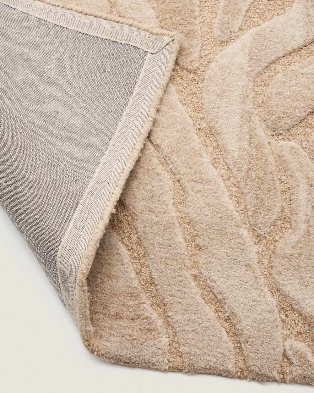 Tapis Tribet en mélange de laine jacquard motif zèbre 160 x 230 cm - view 6