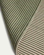 Tapis Ardelia en fibres synthétiques vert et beige 200 x 300 cm - view 6