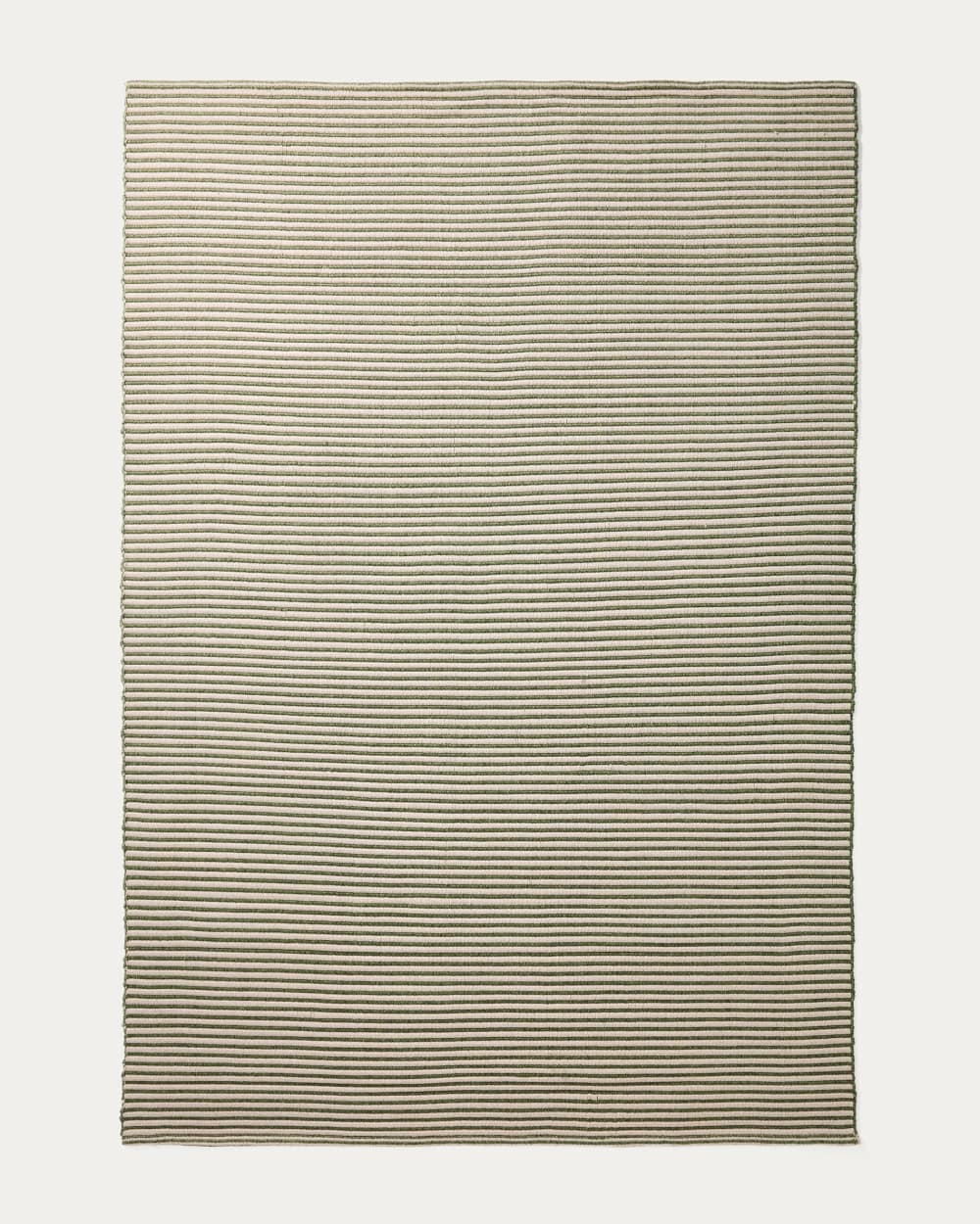 Tapis Ardelia en fibres synthétiques vert et beige 200 x 300 cm