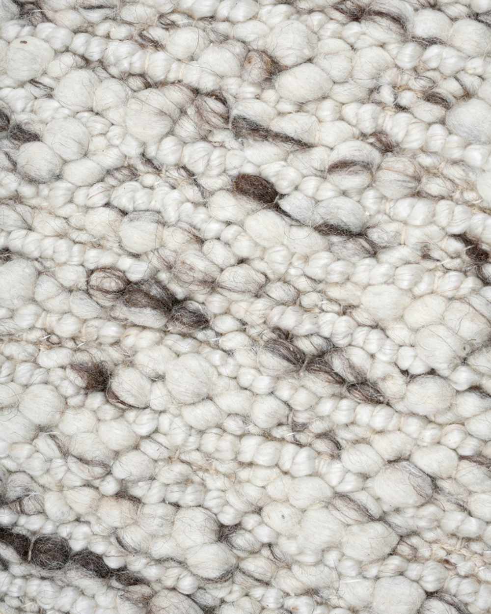 Tapis Manilva en laine et coton marron 200 x 300 cm - view 3