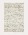 Tapis Manilva en laine et coton marron 200 x 300 cm