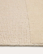 Tapis Esola en laine beige 200 x 300 cm - view 5