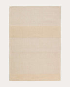 Tapis Esola en laine beige 200 x 300 cm