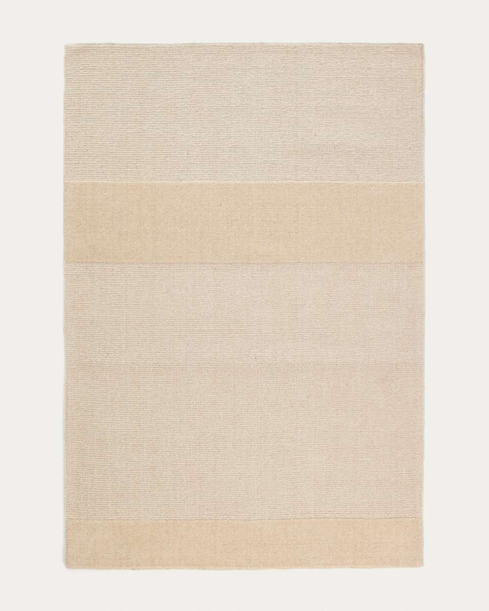 Tapis Esola en laine beige 200 x 300 cm