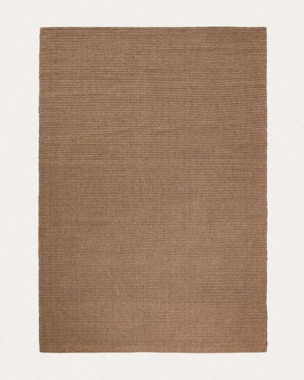 Tapis Imerna en mélange de laine marron 200 x 300 cm
