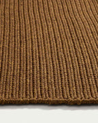 Tapis Turiane en fibres synthétiques marron 160 x 230 cm - view 4