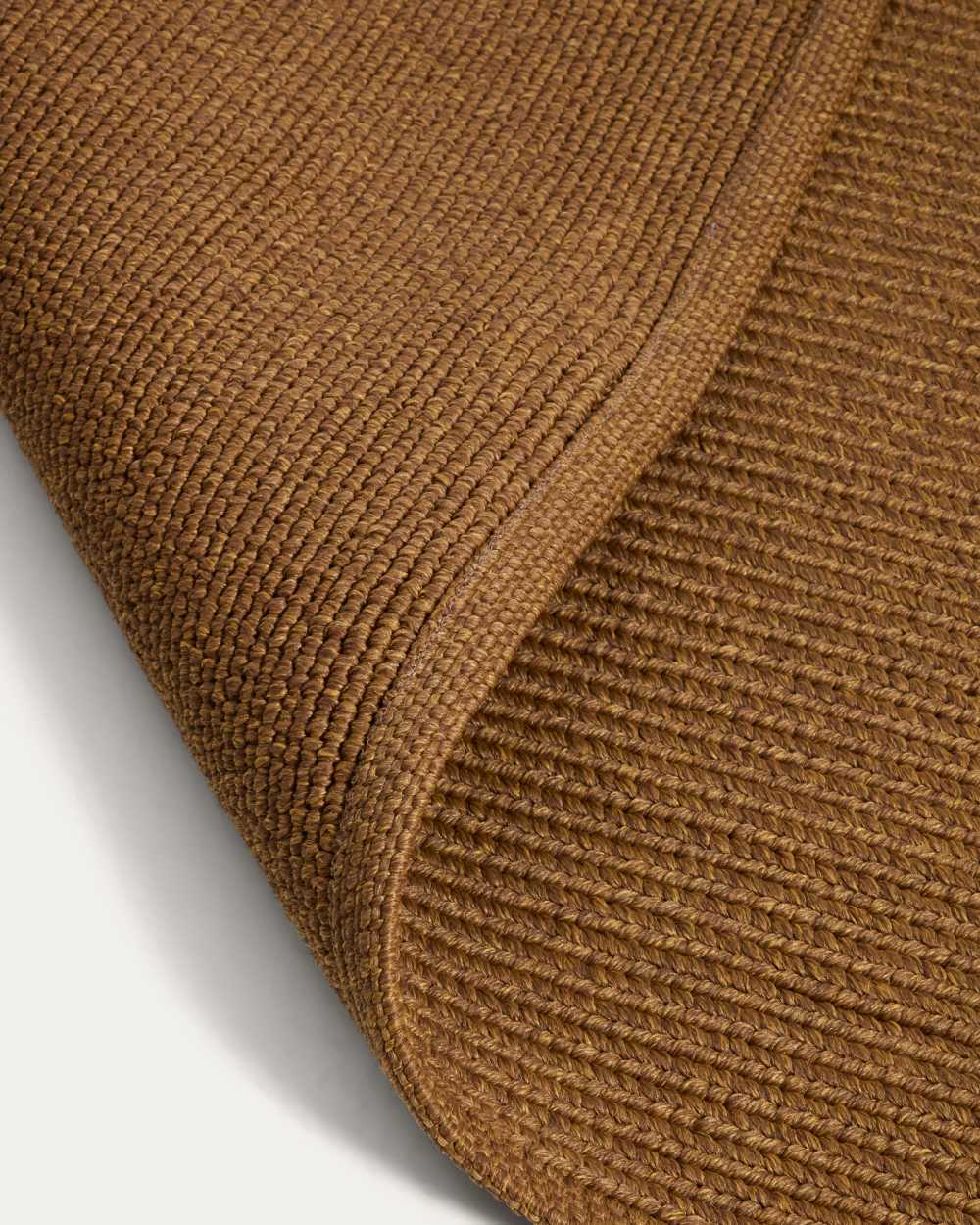 Tapis Turiane en fibres synthétiques marron 160 x 230 cm - view 5