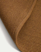 Tapis Turiane en fibres synthétiques marron 160 x 230 cm - view 5
